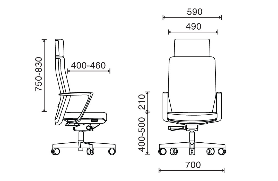 Ghế xoay văn phòng cao cấp Sunstar 01 RPB